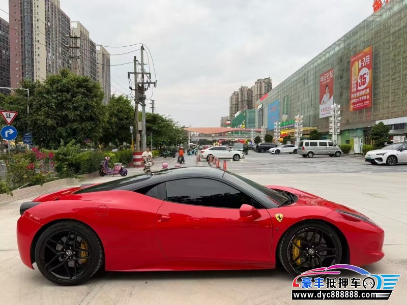 13年法拉利458轿车抵押车出售