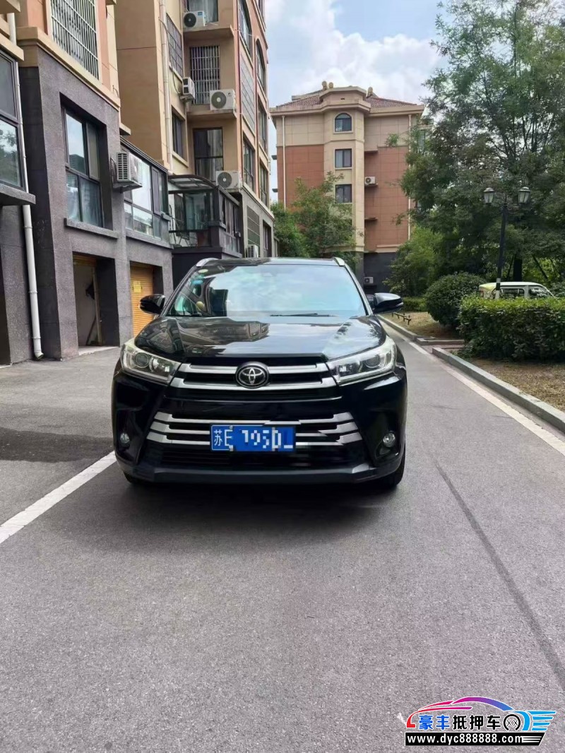 抵押车出售18年丰田汉兰达轿车