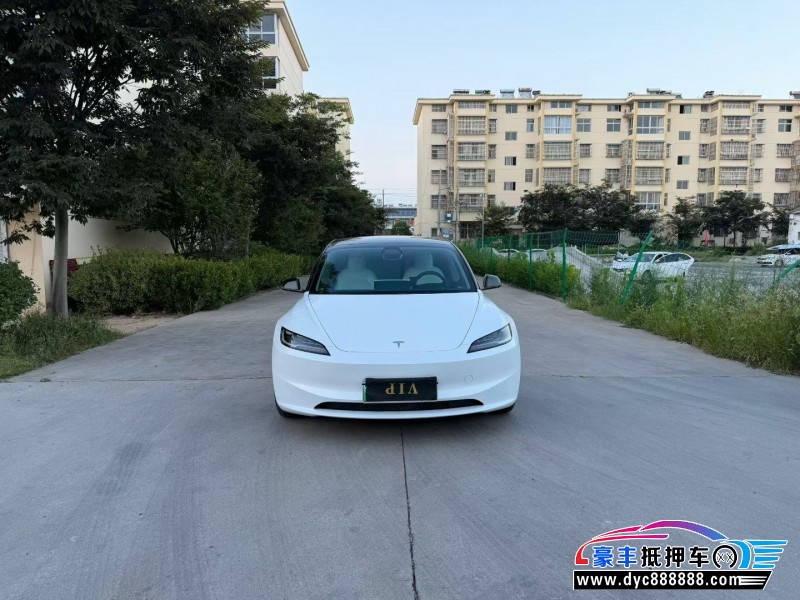 抵押车出售24年特斯拉MODEL 3轿车
