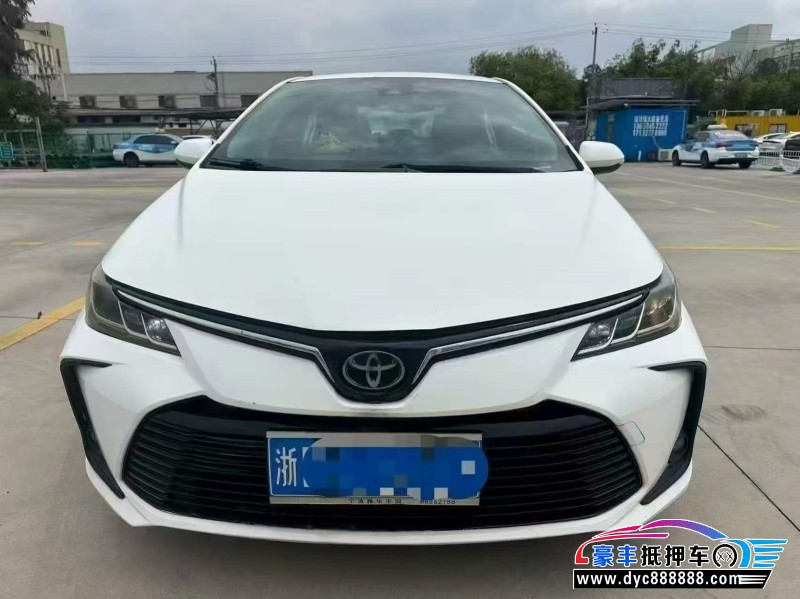 抵押车出售21年丰田卡罗拉轿车