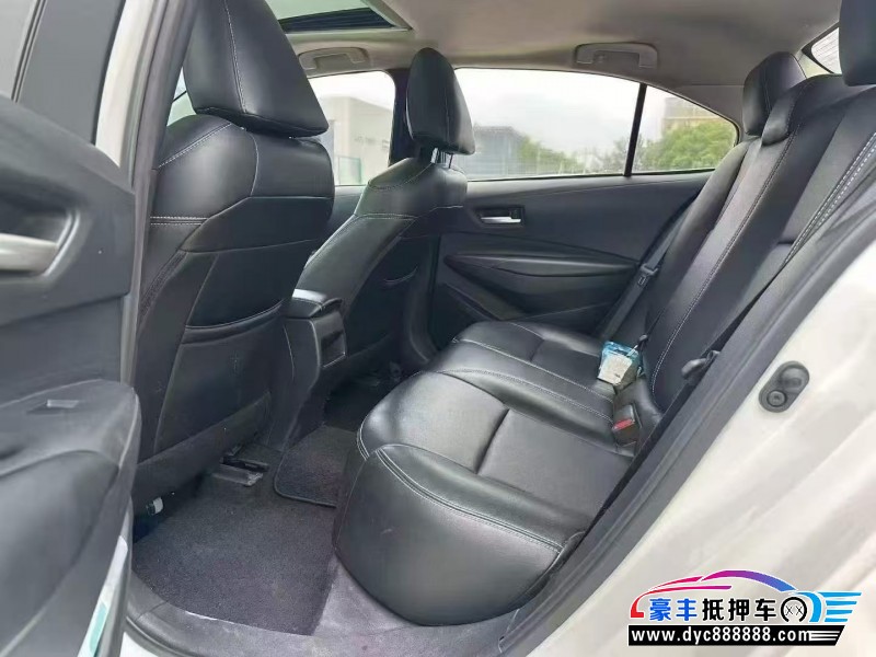 21年丰田卡罗拉轿车抵押车出售