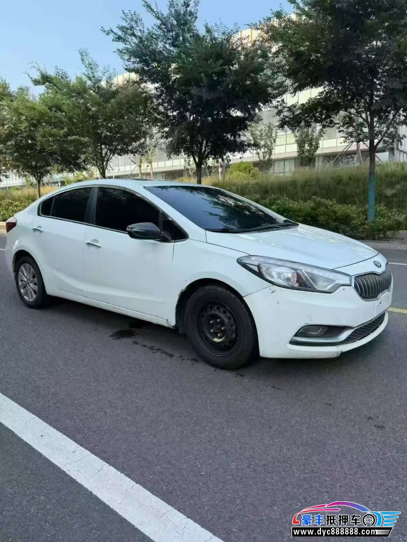 16年起亚K3轿车抵押车出售