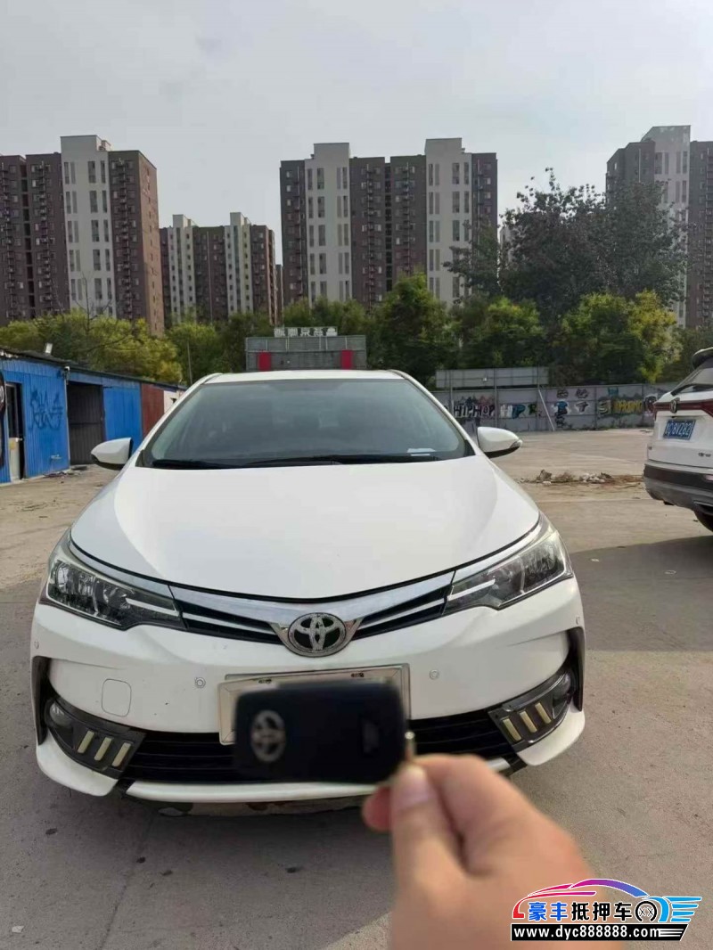 抵押车出售19年丰田卡罗拉轿车