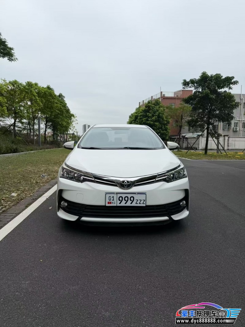 抵押车出售18年丰田卡罗拉轿车