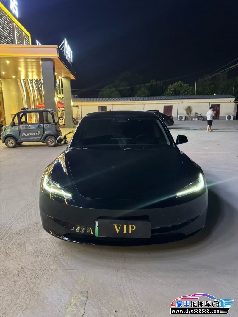 抵押车出售24年特斯拉MODEL 3轿车