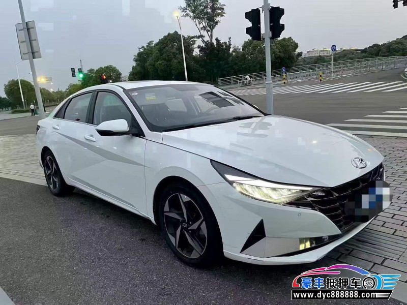 23年现代伊兰特轿车抵押车出售