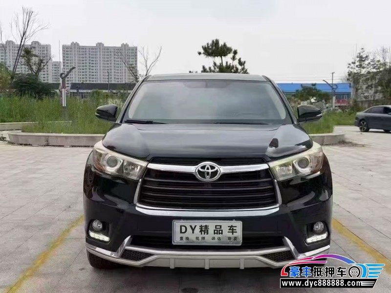 抵押车出售16年丰田汉兰达轿车