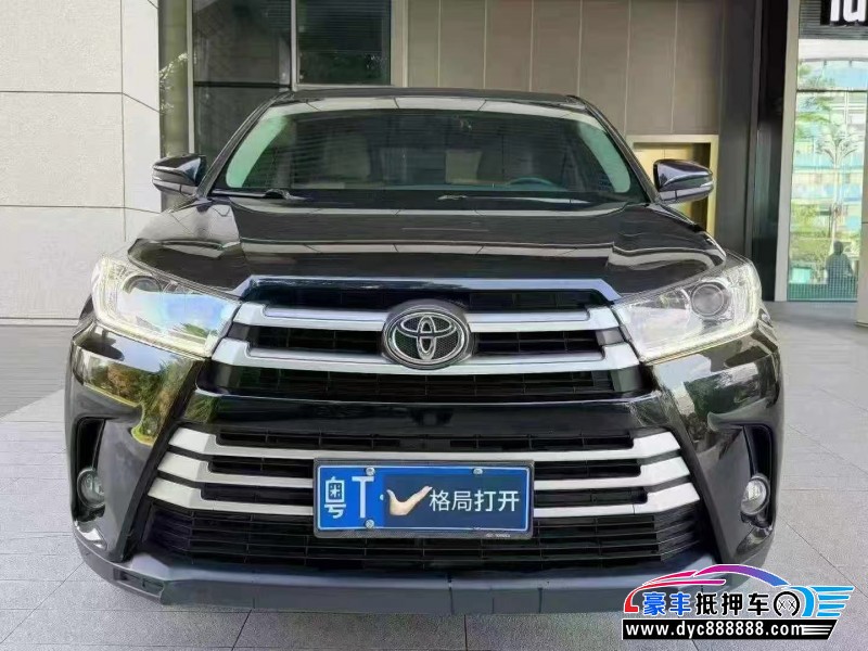 抵押车出售22年丰田汉兰达轿车